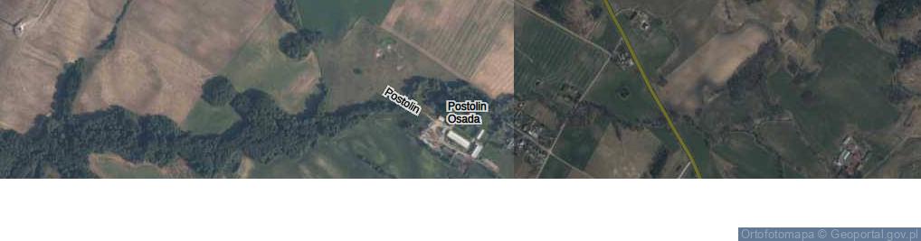 Zdjęcie satelitarne Postolin Osada ul.